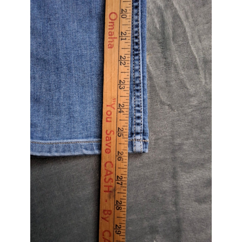 Calvin Klein Jeans Womens Size 8/29 Medium Wash Slim Straight Denim Blue Jeans - Picture 12 of 16